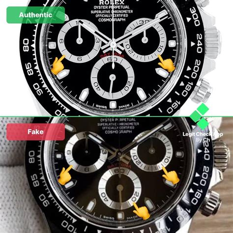 how to tell fake rolex chronograph|counterfeit rolex how to identify.